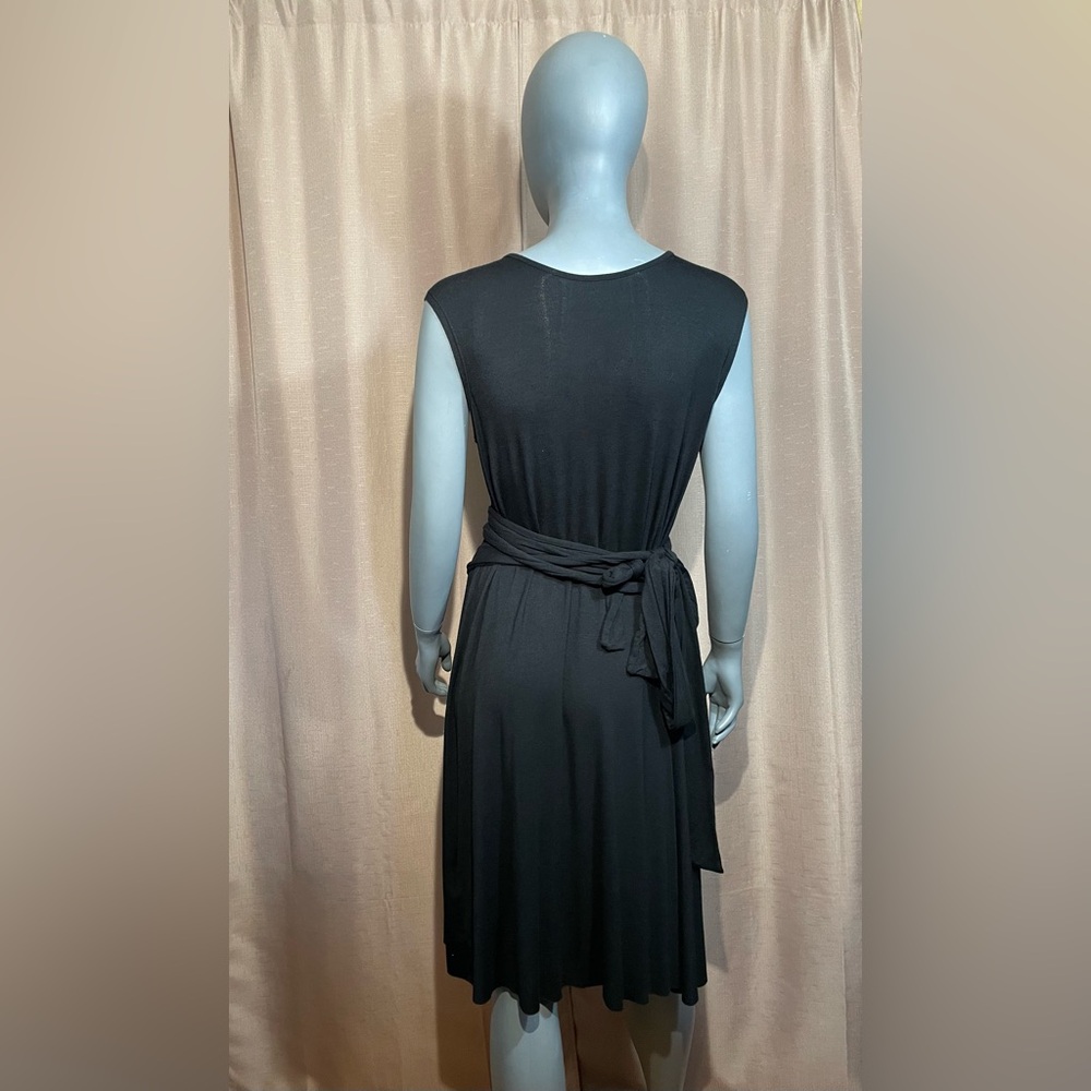 The Infinite Collection by Hayley Starr 2 Black Midi Dress GUC - Picture 2 of 6